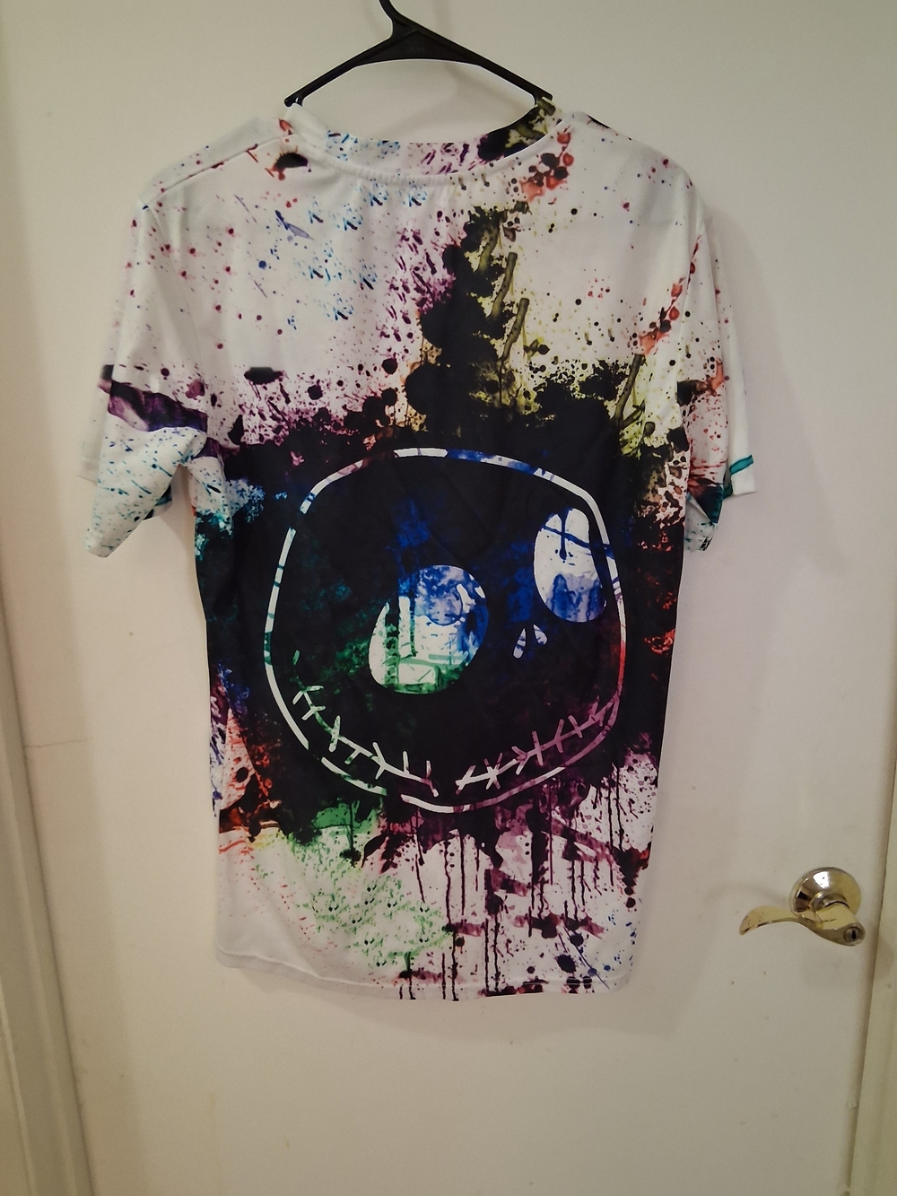 The Nightmare Before Christmas Unisex Jack Skellington Splatter T-shirt - Picture 4 of 5
